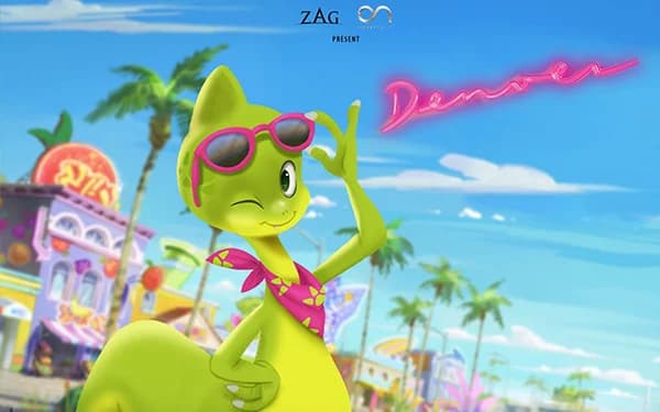 Key art from Denver, the Last Dinosaur, a 3D animated series produced at Symbiosys Entertainment