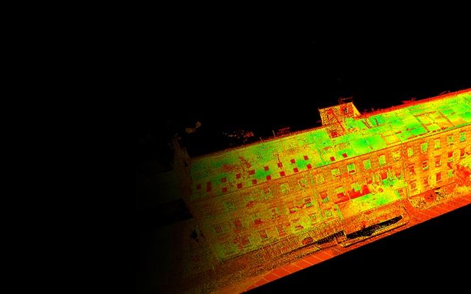 3D laser scanning — high-accuracy building capture